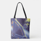  wetenschapscentrum ruimtestation tote bag (Achterkant)