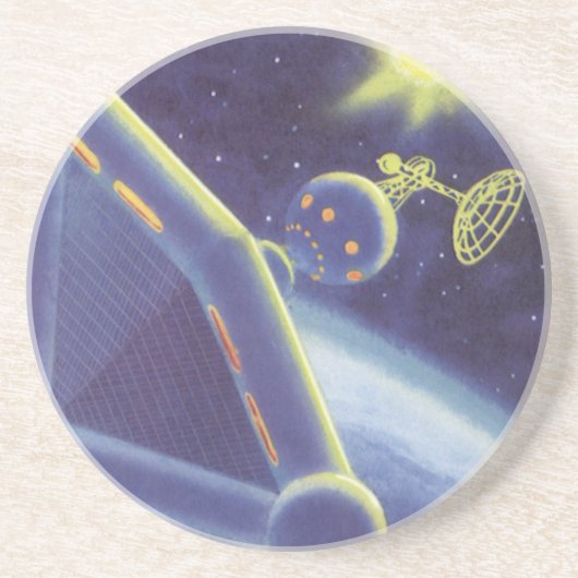  wetenschapscentrum ruimtestation zandsteen onderzetter (Voorkant)