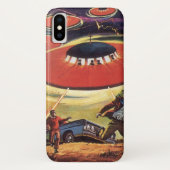  wetenschapscentrum, Sci Fi UFO Alien Invasion Case-Mate iPhone Case (Achterkant)