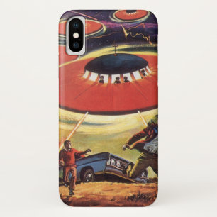  wetenschapscentrum, Sci Fi UFO Alien Invasion Case-Mate iPhone Case