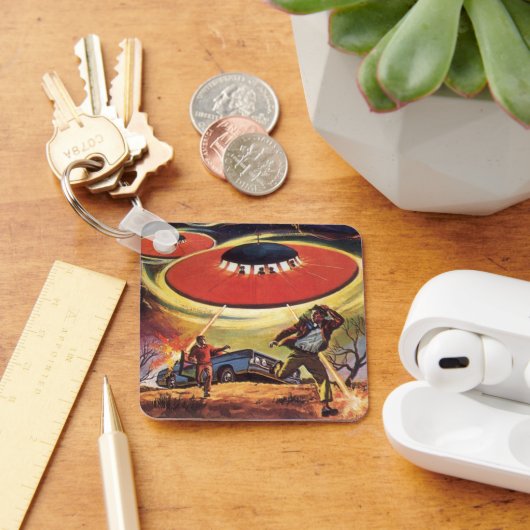  wetenschapscentrum, Sci Fi UFO Alien Invasion Sleutelhanger (Bureau)