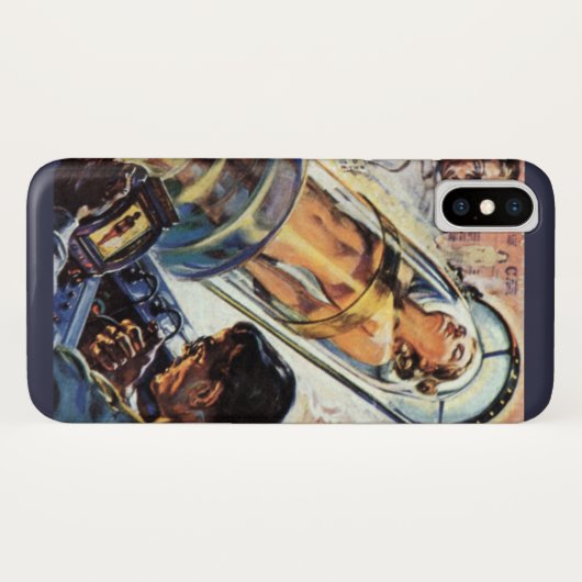 wetenschapscentrum, Woman Lab-experiment Case-Mate iPhone Case (Achterkant (horizontaal))