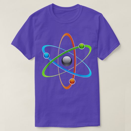 Wetenschapschemicus Atom T-shirt (Design voorkant)
