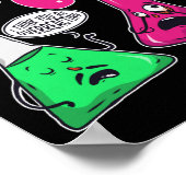 Wetenschapschemie denk ik dat je overreageert poster (Hoek)