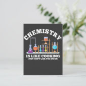 Wetenschapschemie Humor chemie is als koken Briefkaart (Staand voorkant)