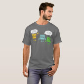 Wetenschapschemie Periodic Table Funny Scientist T-shirt (Voorkant volledig)