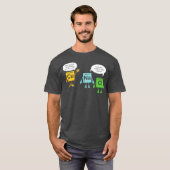 Wetenschapschemie Periodic Table Funny Scientist T-shirt (Voorkant volledig)