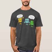 Wetenschapschemie Periodic Table Funny Scientist T-shirt (Voorkant)