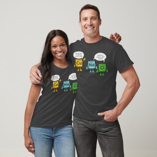 Wetenschapschemie Periodic Table Funny Scientist T-shirt (Unisex)