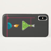 Wetenschapschemie schattige wetenschappelijke appa Case-Mate iPhone case (Achterkant (horizontaal))