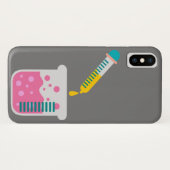 Wetenschapschemie schattige wetenschappelijke appa Case-Mate iPhone case (Achterkant (horizontaal))