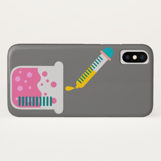 Wetenschapschemie schattige wetenschappelijke appa Case-Mate iPhone case (Achterkant (horizontaal))