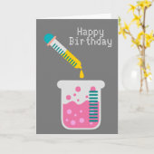 Wetenschapschemie schattige wetenschappelijke appa kaart (Gele Bloem)