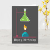 Wetenschapschemie schattige wetenschappelijke appa kaart (Gele Bloem)