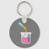 Wetenschapschemie schattige wetenschappelijke appa sleutelhanger (Voorkant)