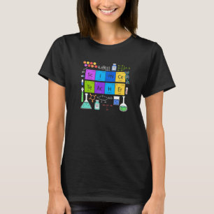 Wetenschapschemie Verfan Elementen Docent F T-shirt