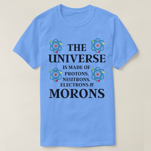 Wetenschapscitaat - Het universum is gemaakt van M T-shirt (Design voorkant)