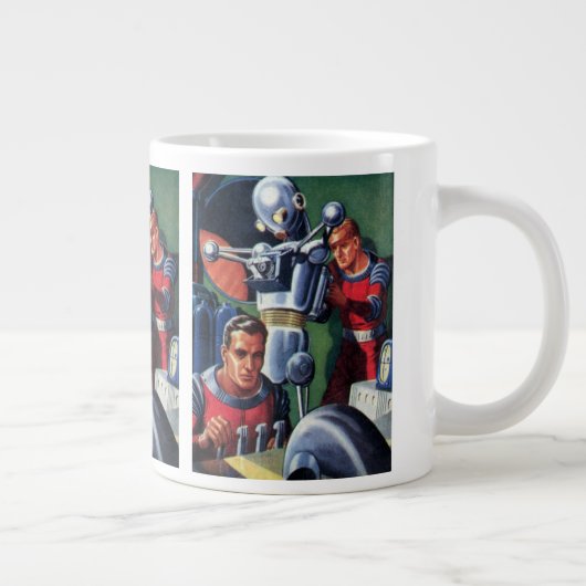  wetenschapsconcultivebureaus die een robot maken grote koffiekop (Rechts)