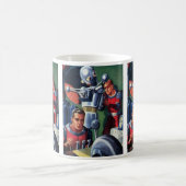 wetenschapsconcultivebureaus die een robot maken koffiemok (Center)