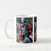 wetenschapsconcultivebureaus die een robot maken koffiemok (Links)