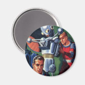 wetenschapsconcultivebureaus die een robot maken magneet (Voorkant / Achterkant)