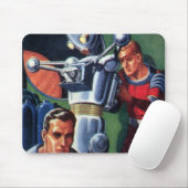 wetenschapsconcultivebureaus die een robot maken muismat (Met muis)