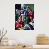  wetenschapsconcultivebureaus die een robot maken poster (Keuken)