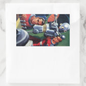  wetenschapsconcultivebureaus die een robot maken rechthoekige sticker (Tas)