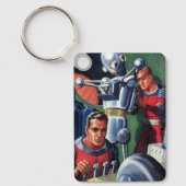 wetenschapsconcultivebureaus die een robot maken sleutelhanger (Voorkant)