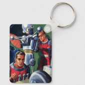 wetenschapsconcultivebureaus die een robot maken sleutelhanger (Achterkant)