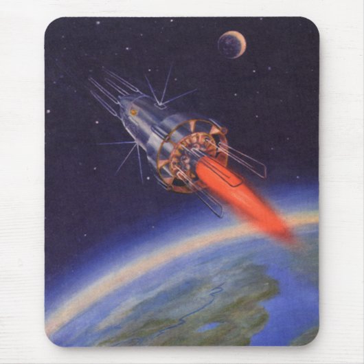  wetenschapscrisis in de ruimte over de aarde muismat (Voorkant)