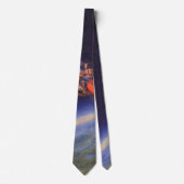 wetenschapscrisis in de ruimte over de aarde stropdas (Voorkant)