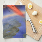  wetenschapscrisis in de ruimte over de aarde theedoek (Quarter Fold)