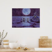  wetenschapscultuur aardrijder buitenaardse wezens poster (Keuken)