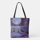  wetenschapscultuur aardrijder buitenaardse wezens tote bag (Achterkant)