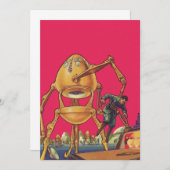 wetenschapscultuur Alien Robot vangt Man (Voorkant / Achterkant)