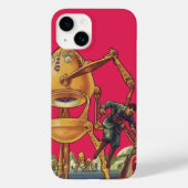 wetenschapscultuur Alien Robot vangt Man Case-Mate iPhone Case (Achterkant)