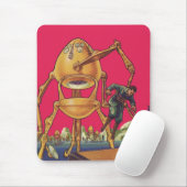  wetenschapscultuur Alien Robot vangt Man Muismat (Met muis)