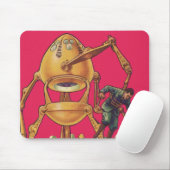 wetenschapscultuur Alien Robot vangt Man Muismat (Met muis)