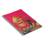  wetenschapscultuur Alien Robot vangt Man Notitieboek (Rechterzijde)