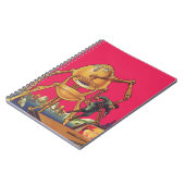  wetenschapscultuur Alien Robot vangt Man Notitieboek (Linkerzijde)