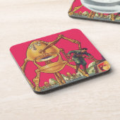  wetenschapscultuur Alien Robot vangt Man Onderzetter (Linkerzijde)