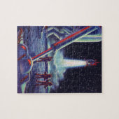 wetenschapscultuur Aliens Wave to Rocket Legpuzzel (Horizontaal)