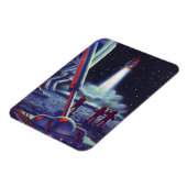  wetenschapscultuur Aliens Wave to Rocket Magneet (Linkerzijde)