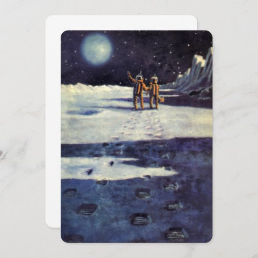  wetenschapscultuur Astronaut Aliens op maan (Voorkant / Achterkant)