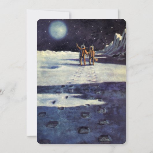  wetenschapscultuur Astronaut Aliens op maan (Voorkant)