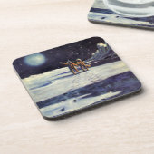  wetenschapscultuur Astronaut Aliens op maan Bier Onderzetter (Linkerzijde)