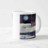  wetenschapscultuur Astronaut Aliens op maan Grote Koffiekop (Voorkant rechts)
