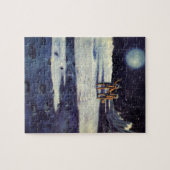  wetenschapscultuur Astronaut Aliens op maan Legpuzzel (Horizontaal)