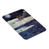 wetenschapscultuur Astronaut Aliens op maan Magneet (Rechterzijde)